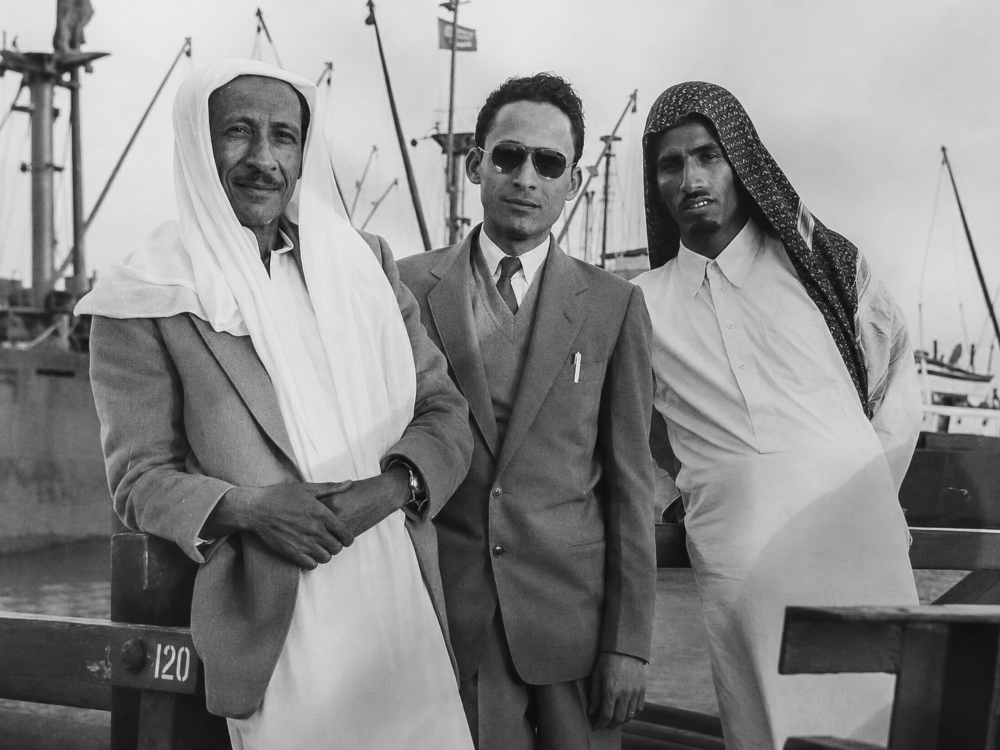 Historic AlTelmesani traders at the port